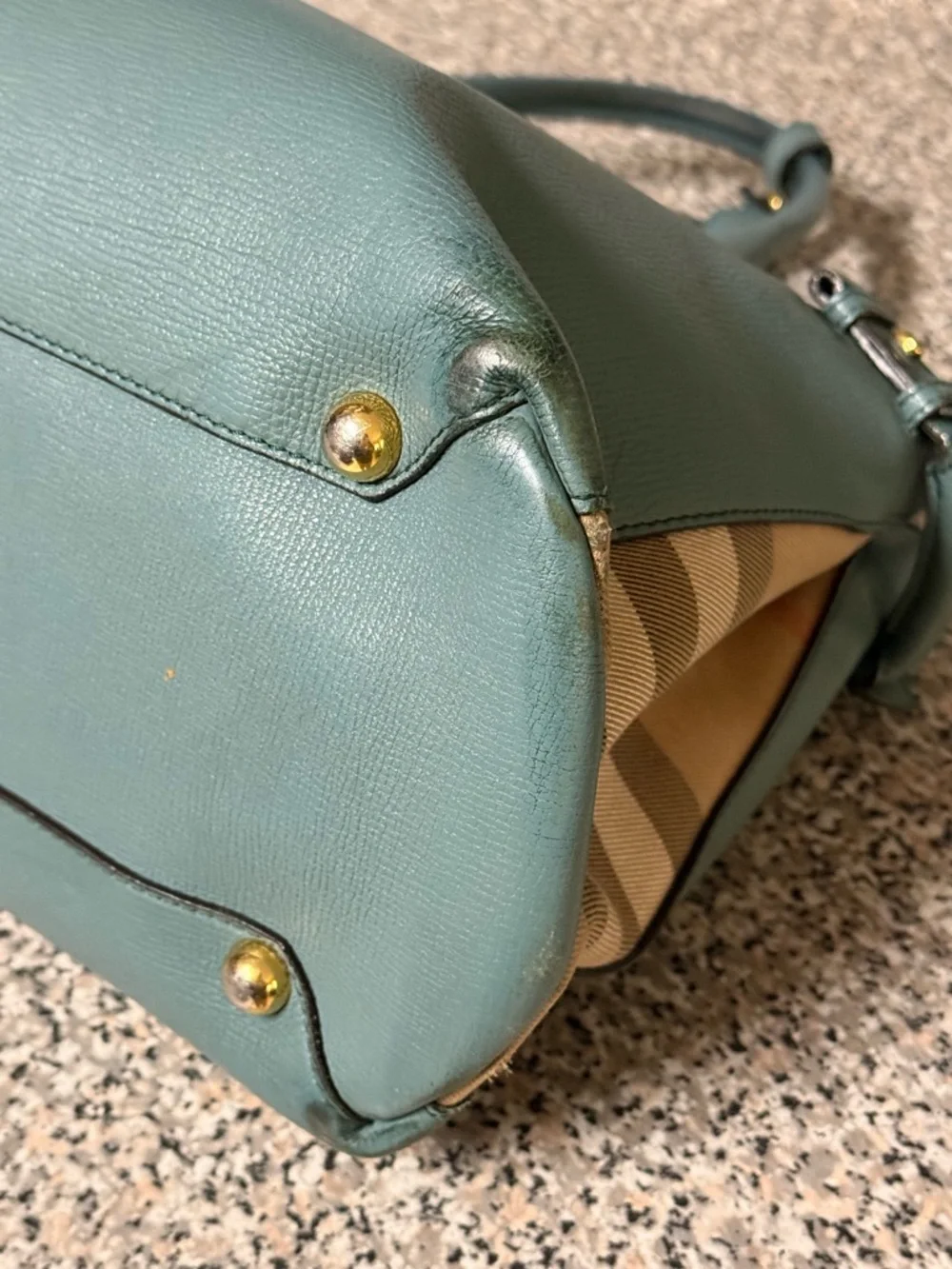 Burberry Medium Banner Tote House Check